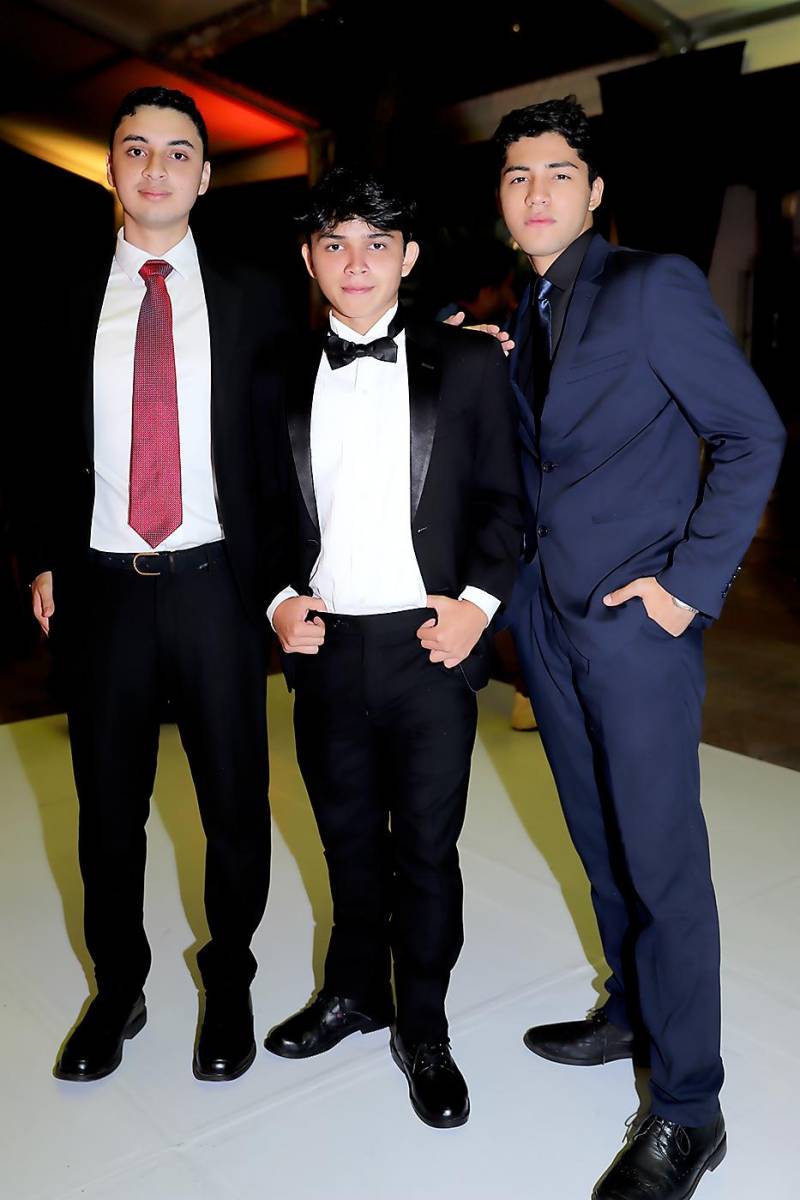 Arnold Sabillón, Nelson Lovo y Roberto Rodríguez