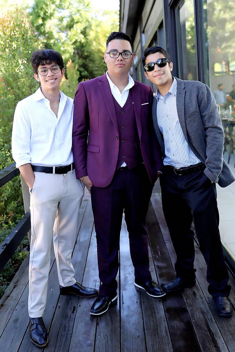 Emilio Fu, Rony Lee y Eduardo Castro. 