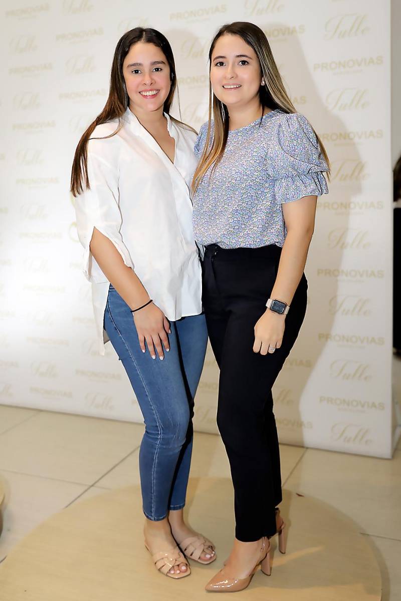 Lesby Midence y Andrea Bobadilla.