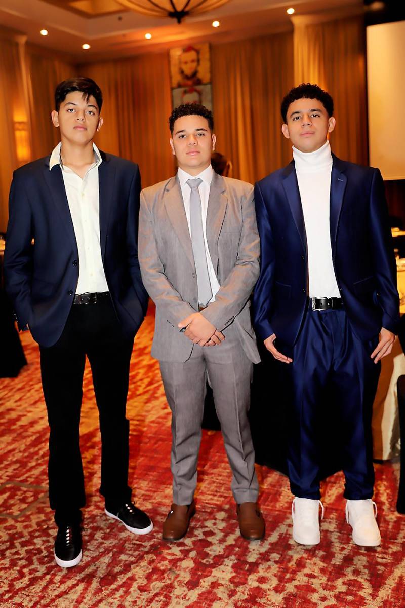Roberto Lagos, Edwin Rodriguez y Joshua Solis