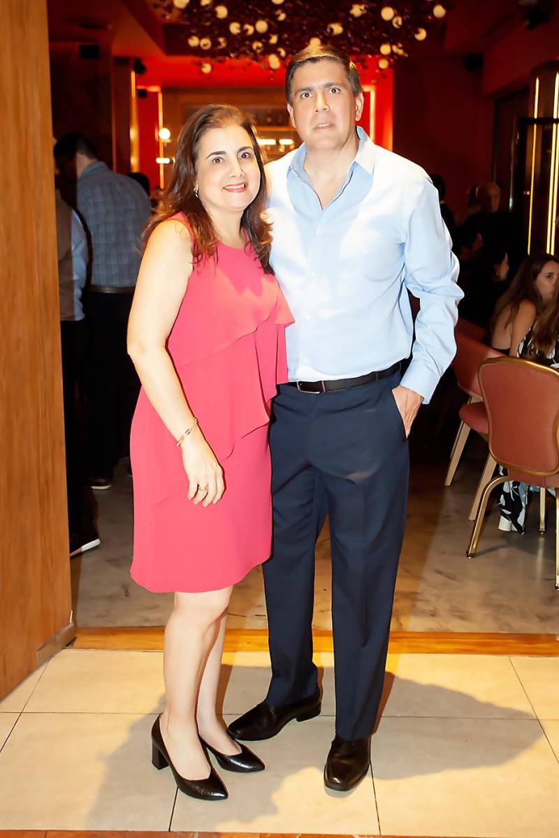 Claudia y Aldo Piaggio.
