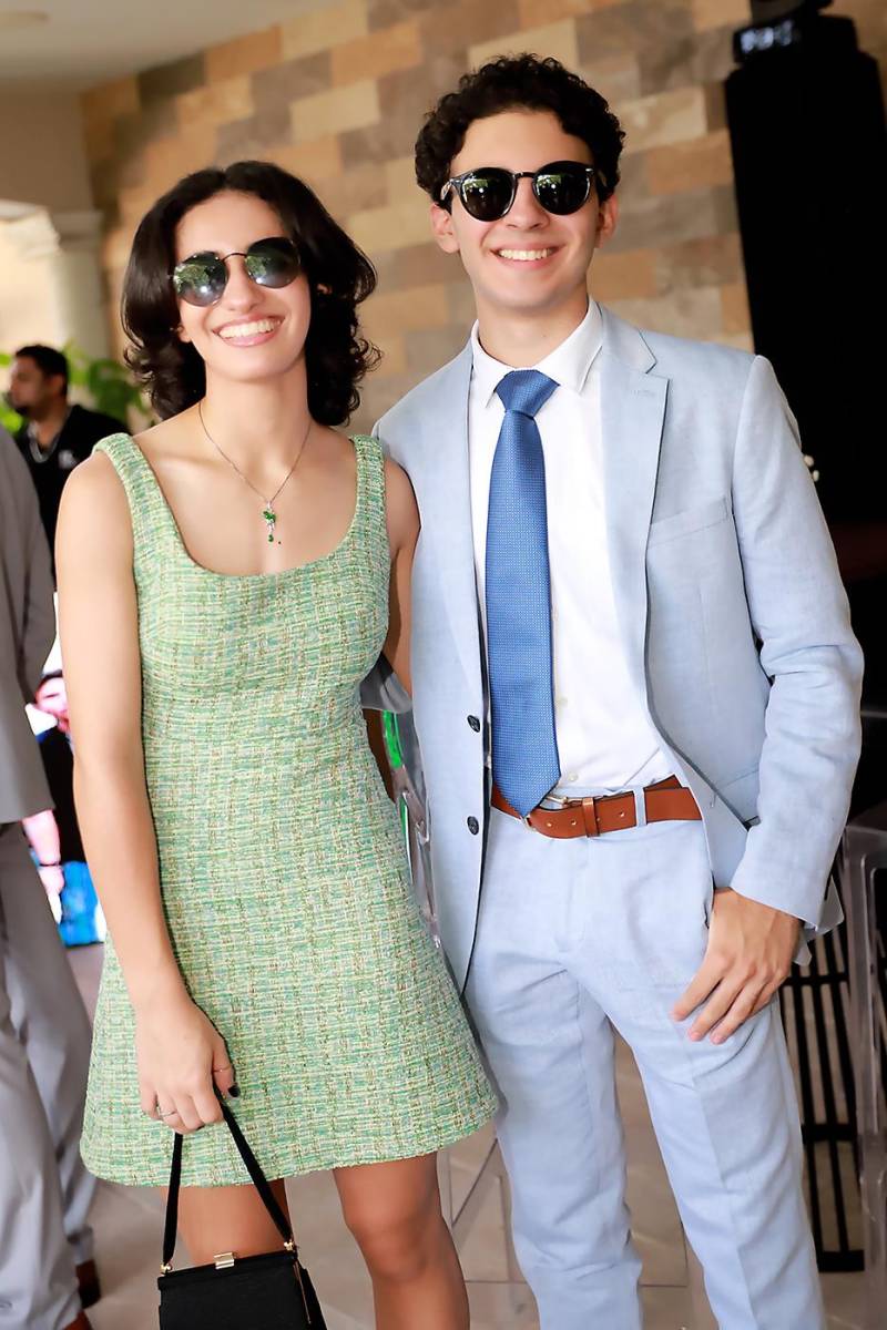 Daniella Bendeck y Abraham Mahomar.