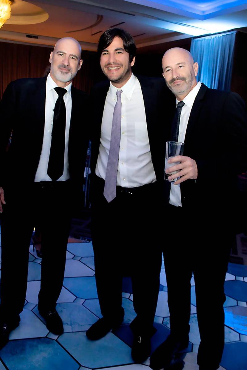 Micha Schmidt, José Borrell y Meir Schmid 