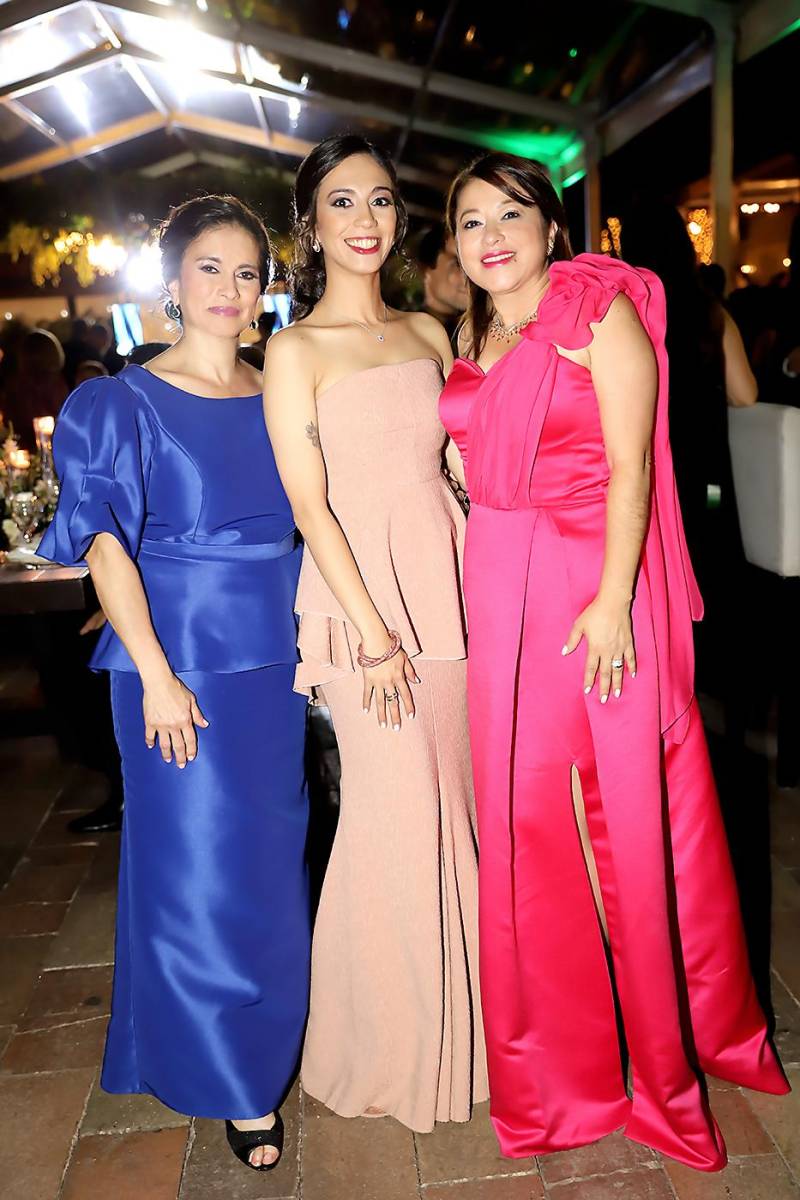Carolina Bendeck, Liliam Nájera y Ana Ramos