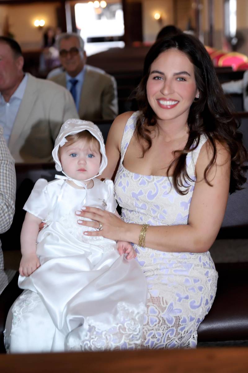 Lorella con su hija Gia.