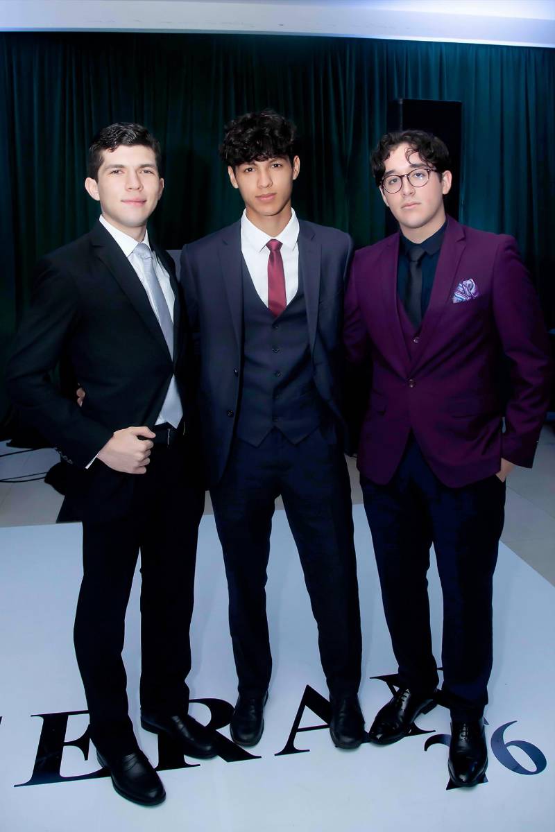 Hugo Martínez, Claudio Galo y Geovany Cartagena.