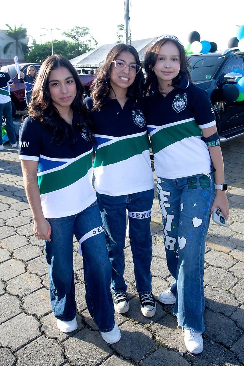 Ayelen Amador, Jimena Amador y Laura Handal.