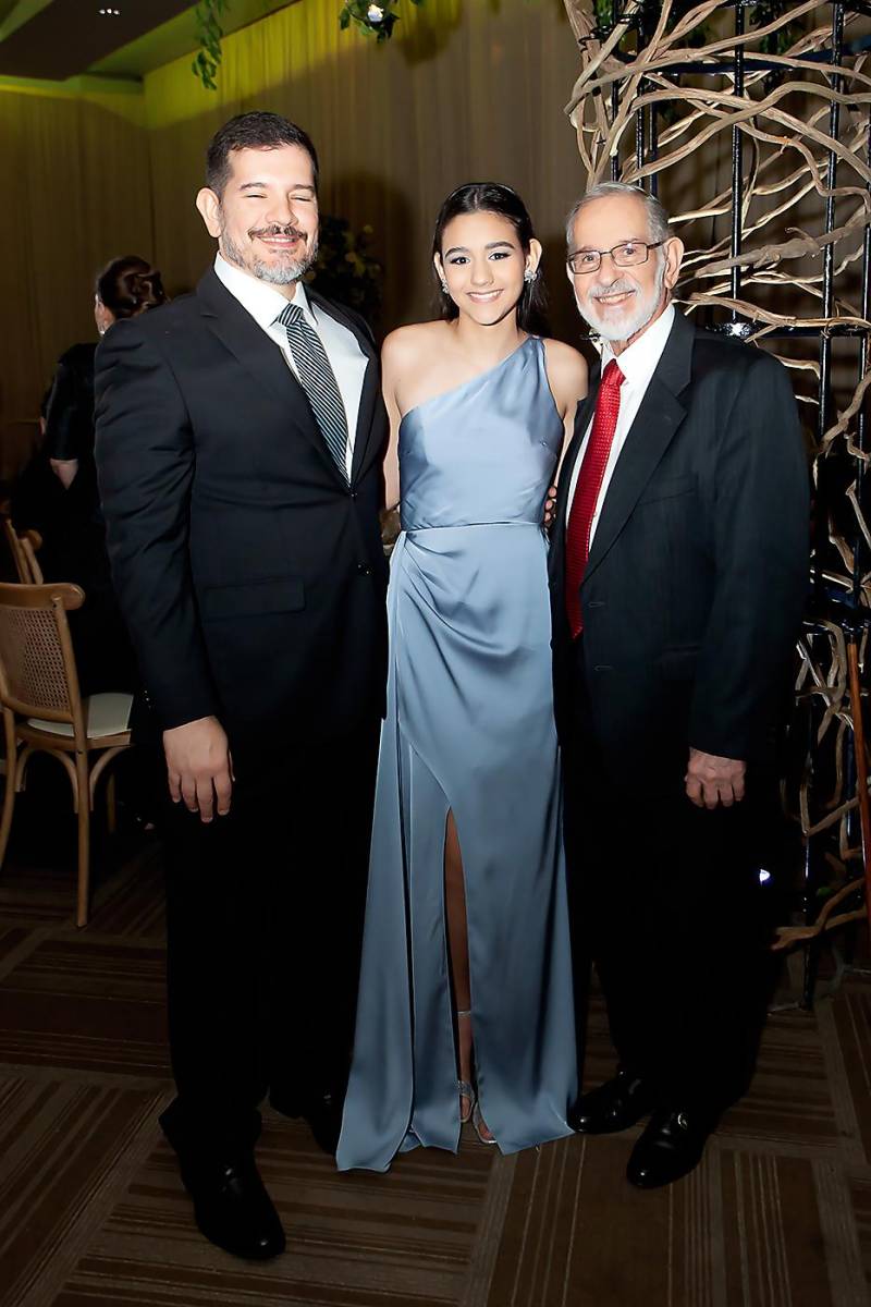 Alessandro, Gianna y Marco Rietti.
