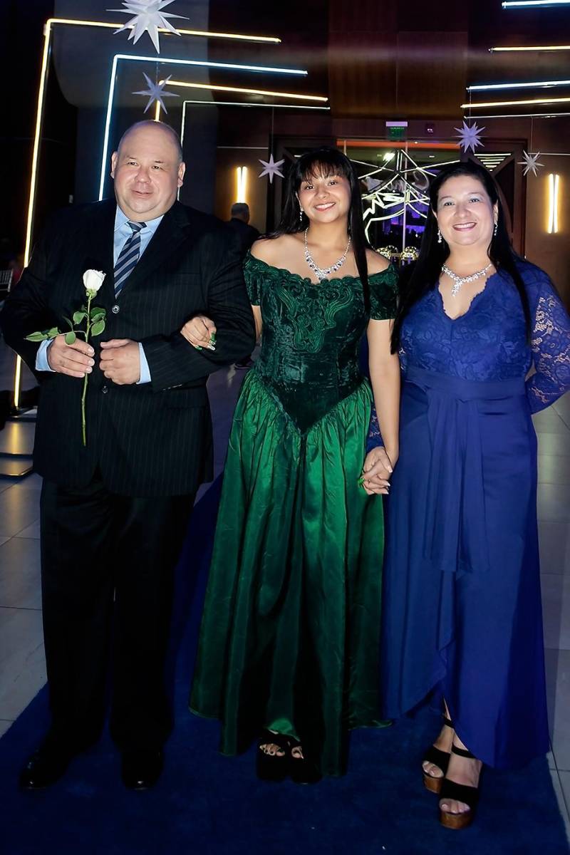German y Evelin Cruz con su hija Jimena 
