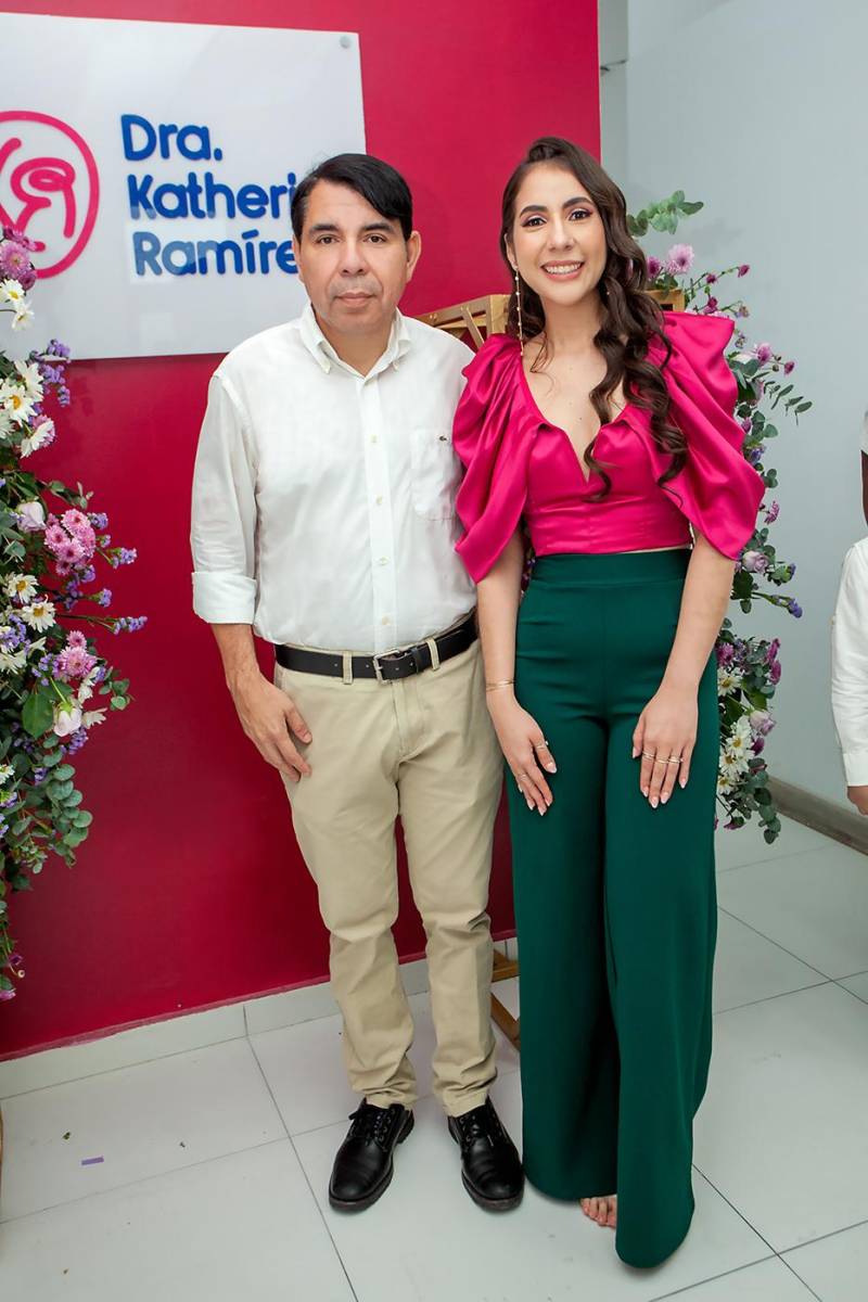 Jorge Bográn y Katherine Ramírez.