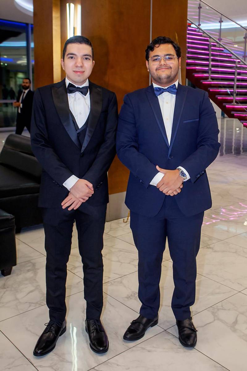 Gustavo Fiallos y Sebastián Sabillón.