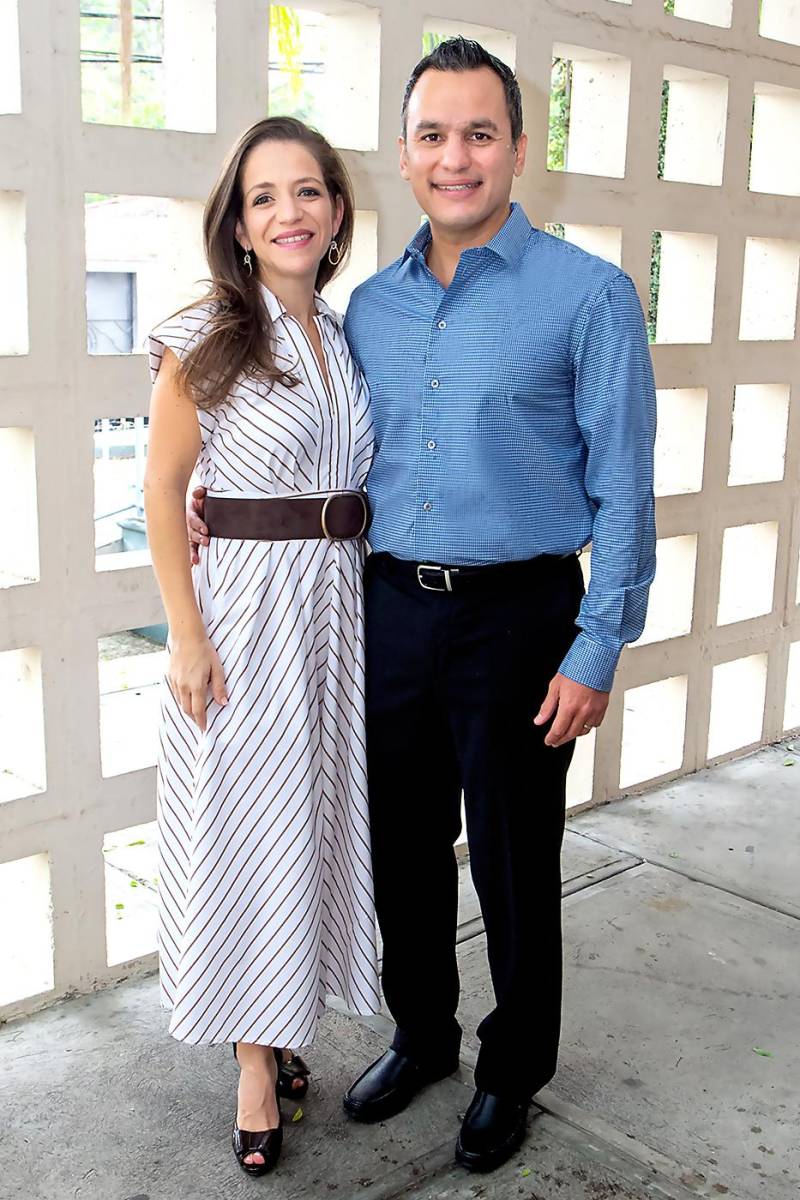 María Fernanda y Samy Abufele.