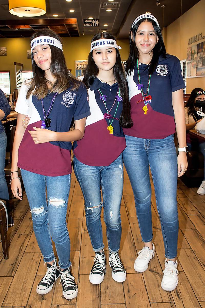 Stefanie Morales, Marcela Duarte y Ana Alcerro.