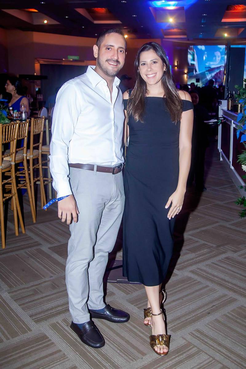Pablo Suazo y Michelle Marsan.