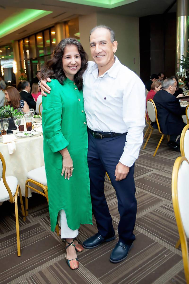 Mónica Herrera y Abraham Bueso.