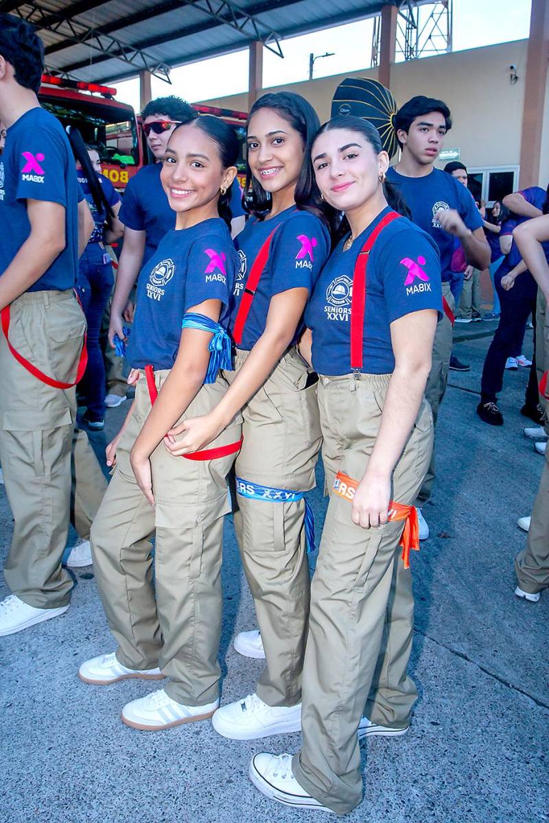 Sadia Inocente, Fátima Palao y Solangel Ramos.