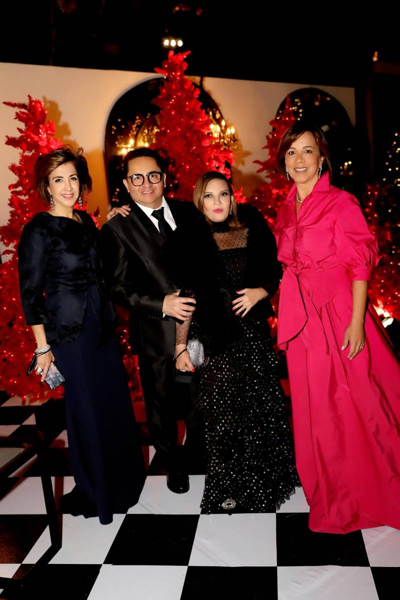 Titi Kafie, Miguel Chong, Blanca Bendeck y Sandra Atala