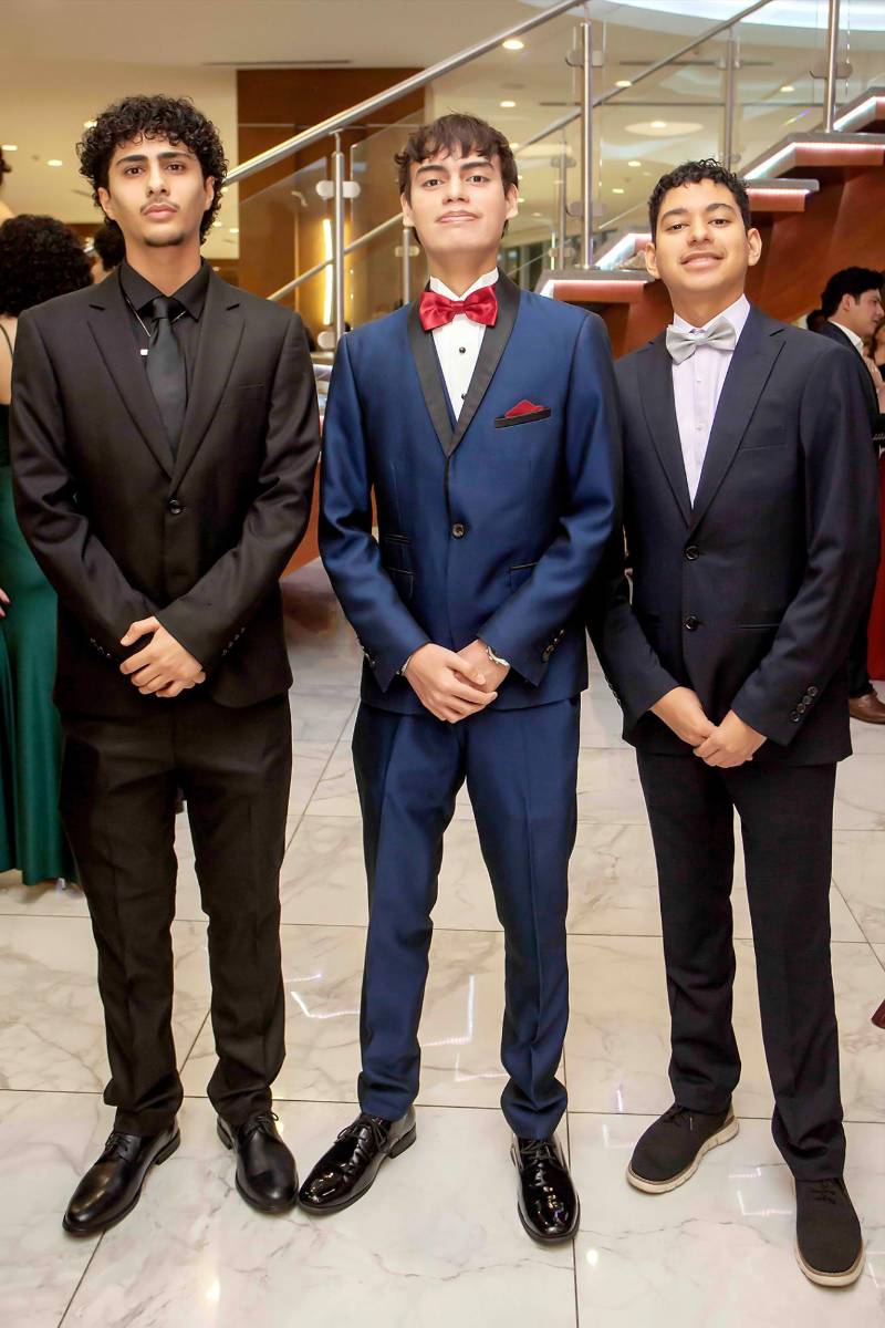Michael Jeer, Carlos Mena y Edgardo Espinal. 