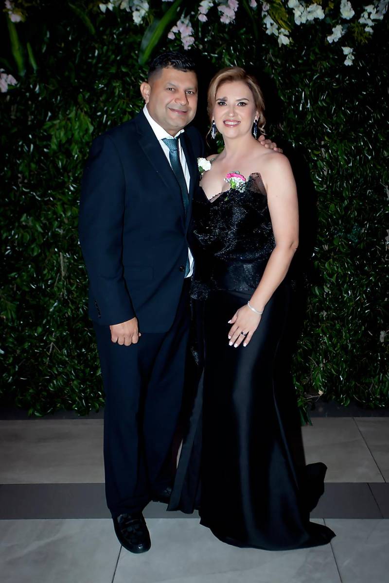 Gustavo y Wendy Maradiaga.