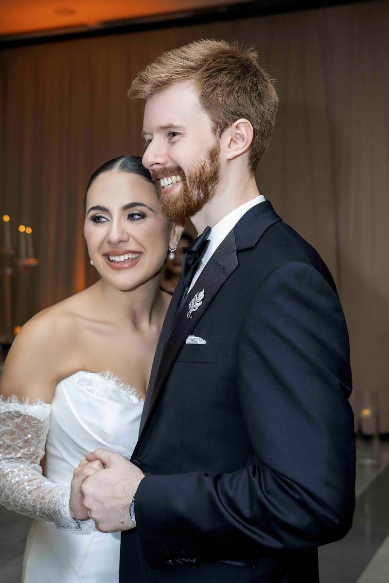 Los nuevos esposos Walter y Andrea Smith.