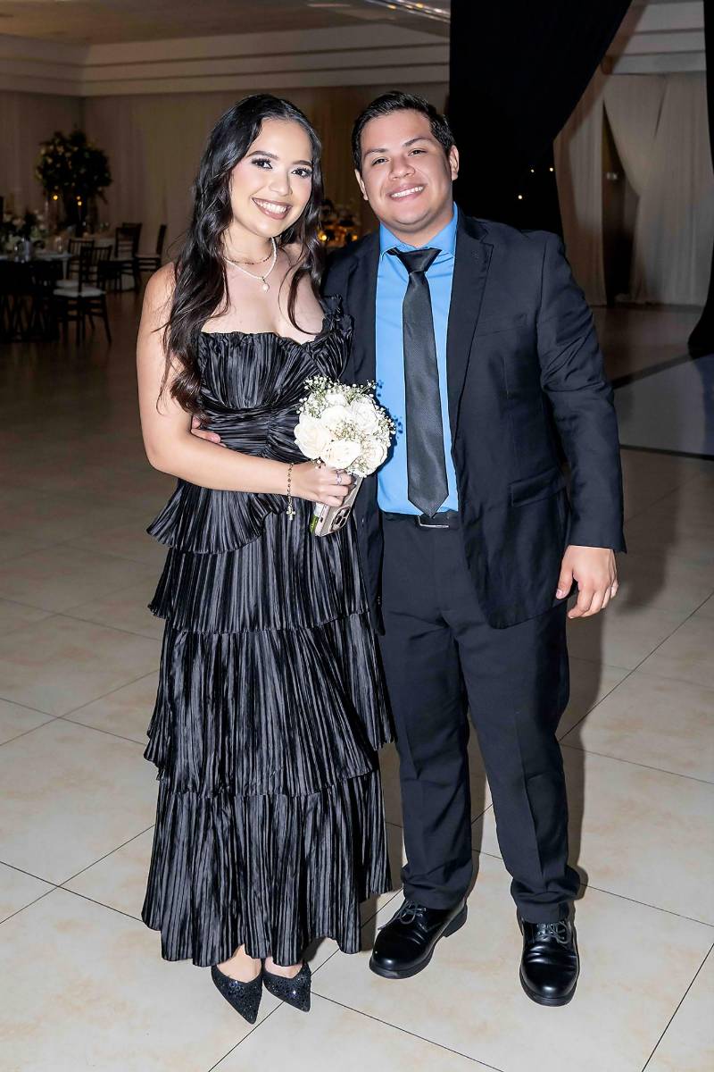Larissa Tabora y Ariel Suazo.