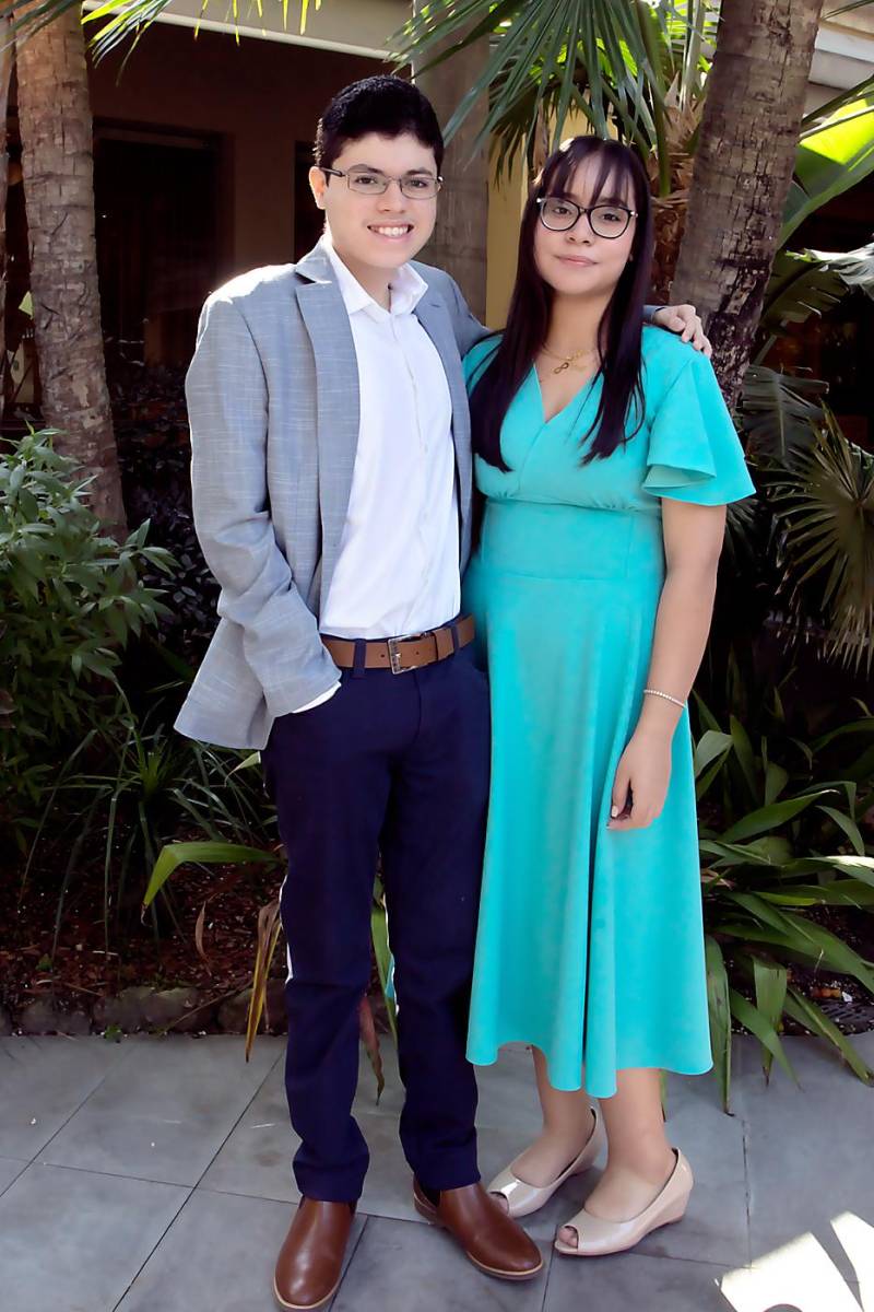 Valentín Mejía y Milka Mejía. 