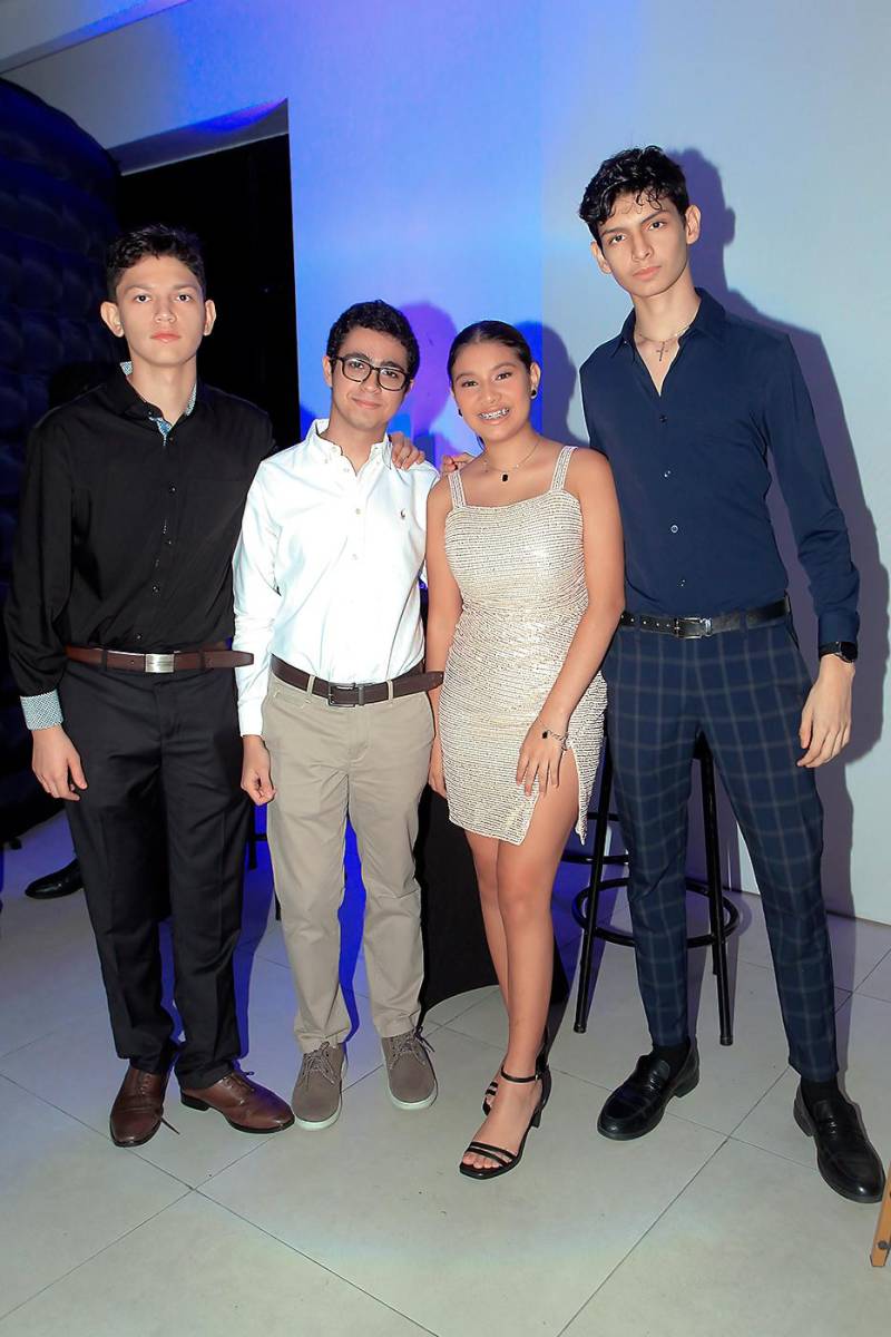 Ángel Maldonado, Rafael Busmail, Génesis Ramos y Oscar García