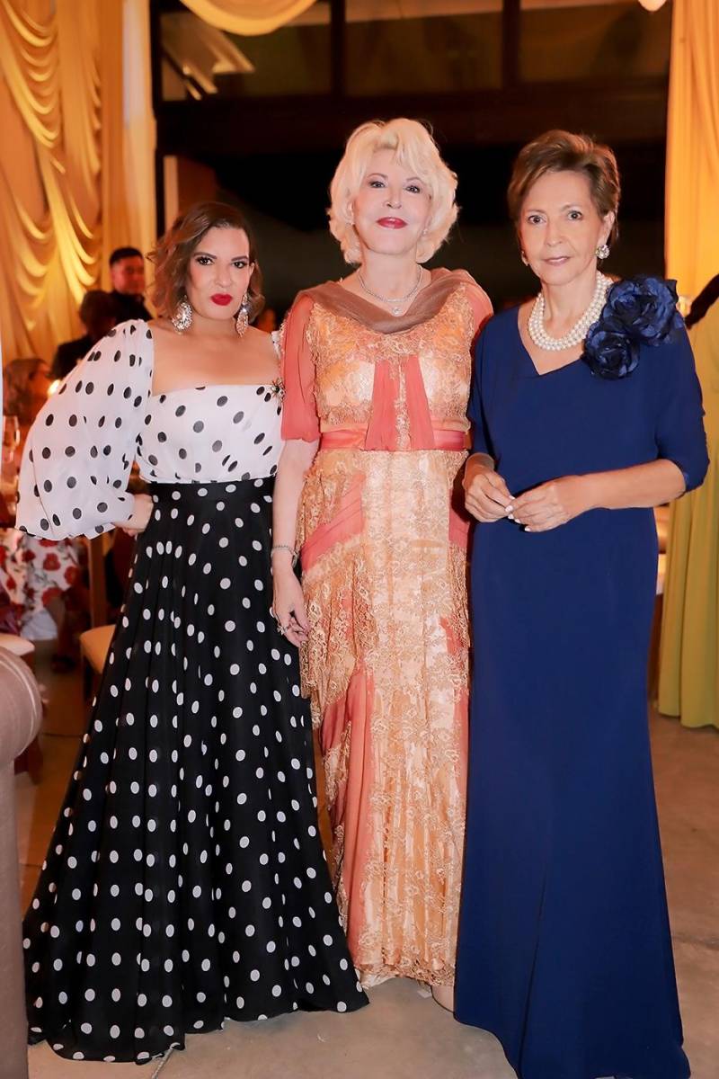 Blanca Bendeck, Lila Milla y Ana María Durón