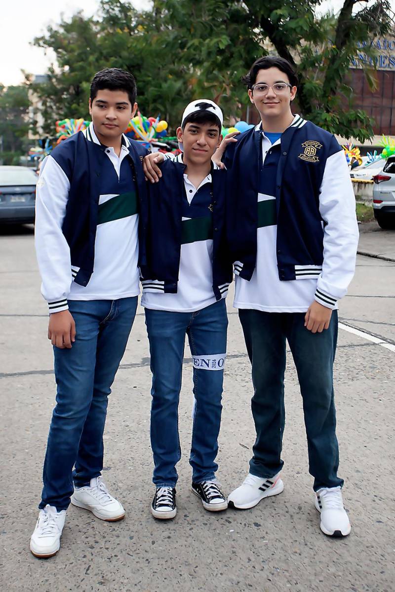Carlos Geovany, Joel Funez y Carlos Muñoz.