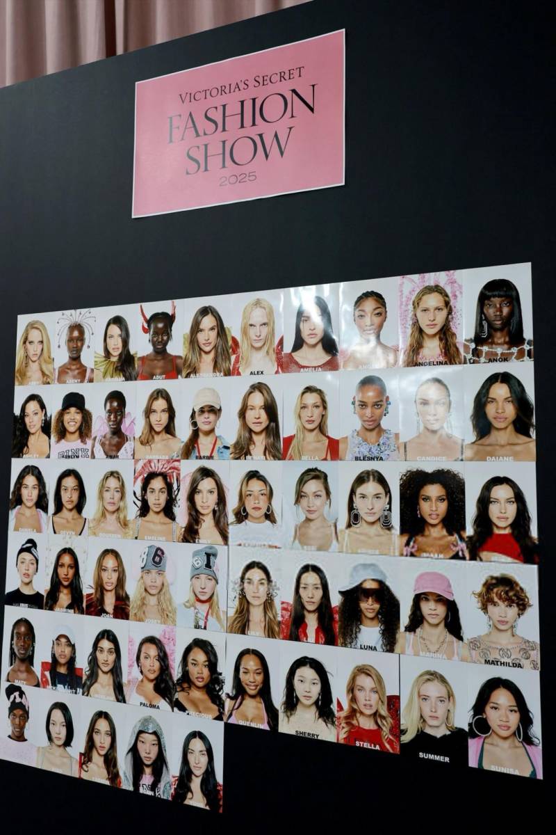 Backstage del desfile de Victoria’s Secret 2025