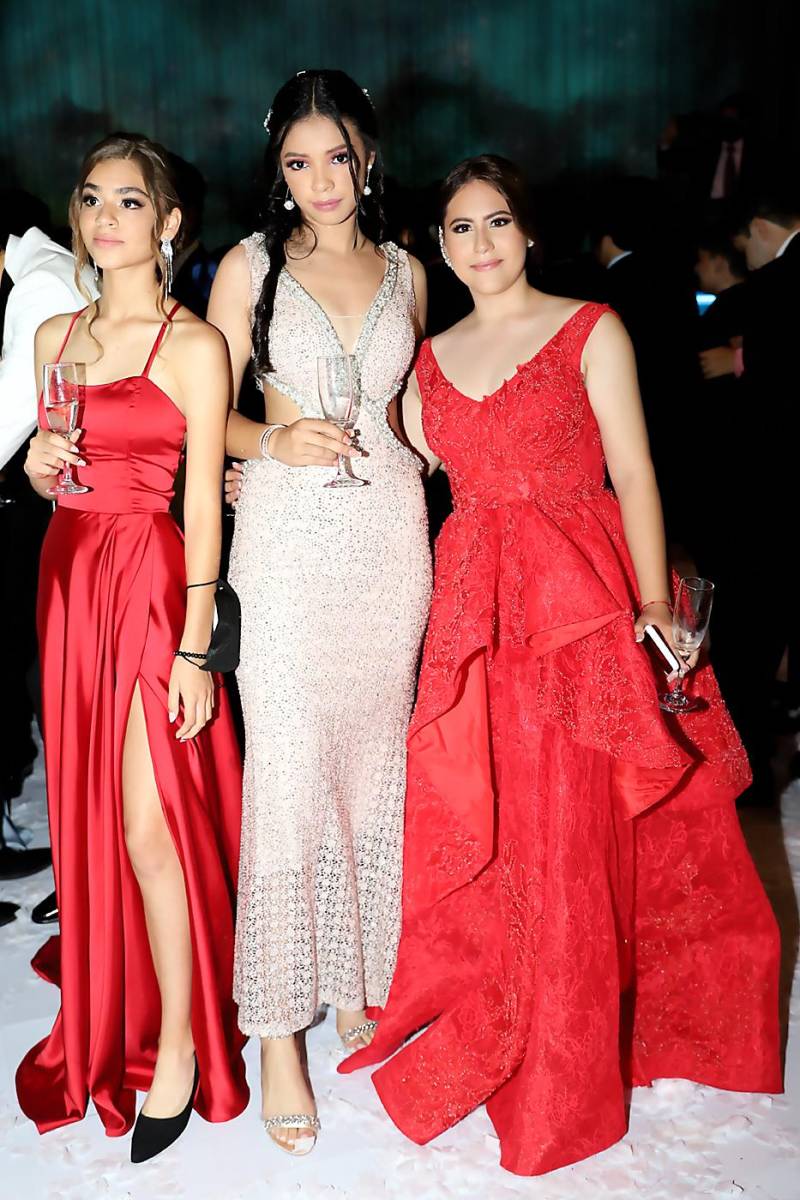 Daniela Campos, Sarah Flores y Fernanda Hernández