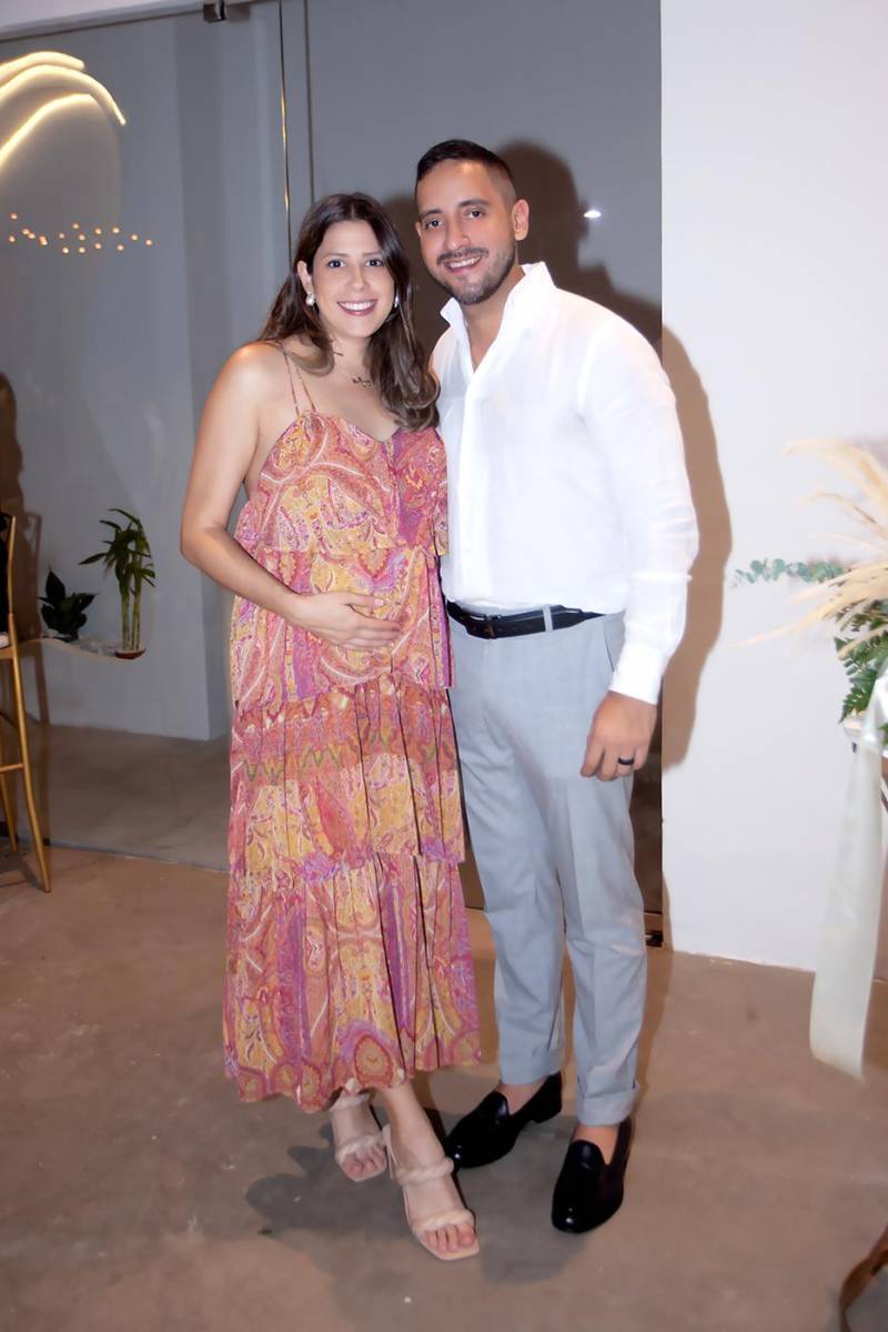 Michelle y Pablo Suazo.