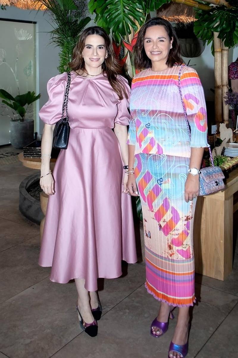 Blanca Hawit y Rina Medina.