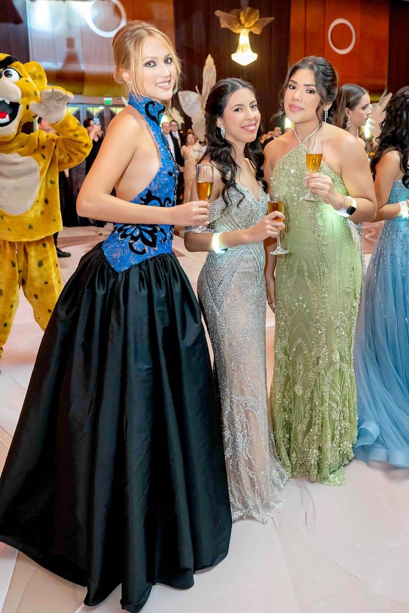 María José Vijil, Surie Rivera y María José Banegas. 