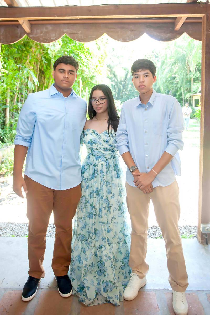  Kenneth Pineda, Isabela Paz y Josué Garay