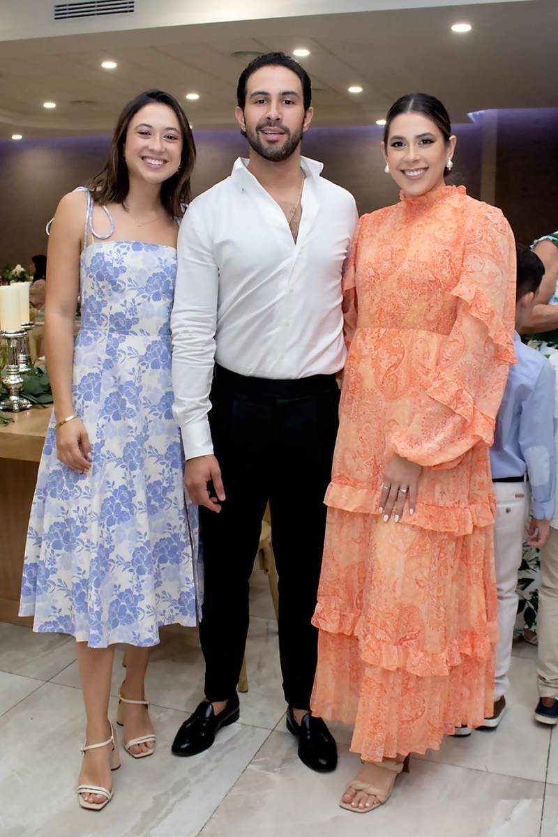 Isabella, Fernando y Michelle Marsan 