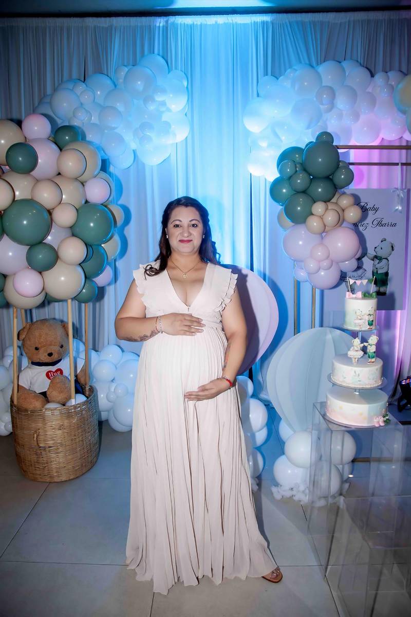 La futura mamá Nora Ester Ibarra de Ramírez.