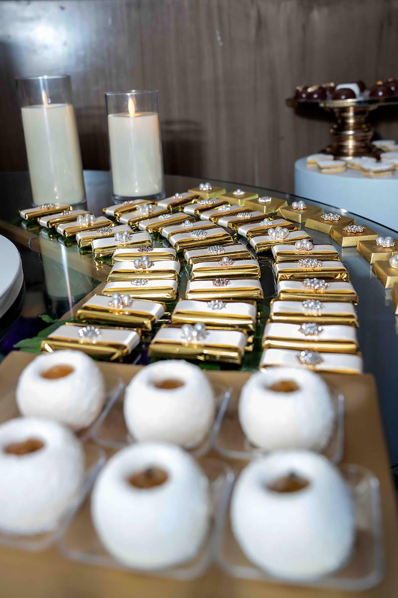 Los postres fueron obra de Treats Boutique. 
