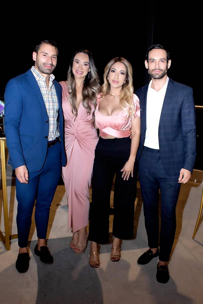 Miguel Larach, Lilian Gonzáles, Angie Orellana y Kervin García.