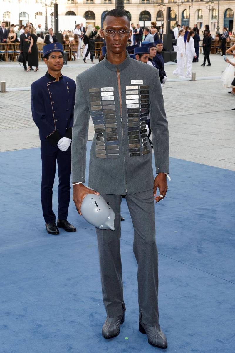 El modelo estadounidense Alioune Badara Fall