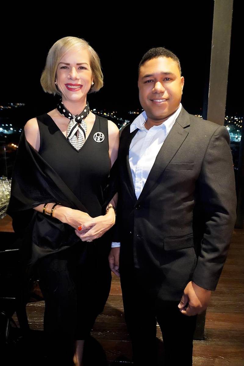 Flor Alba Espaillat y Bienvenido Hernández.