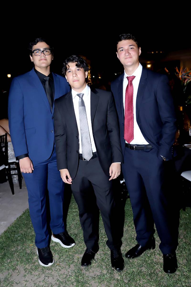 Nelson Urrutia, José Ordóñez y Dylan Cálix.