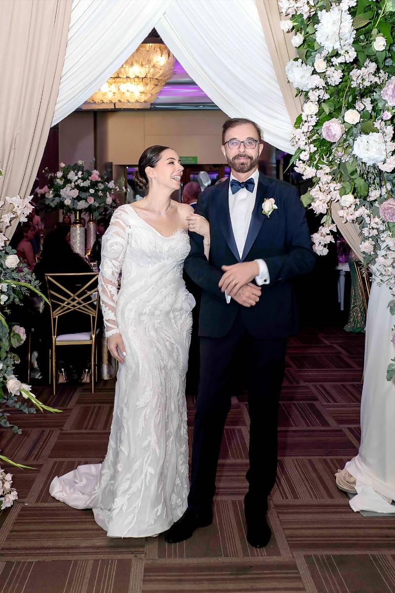 Liz Bendeck y Abdala Bandak. 