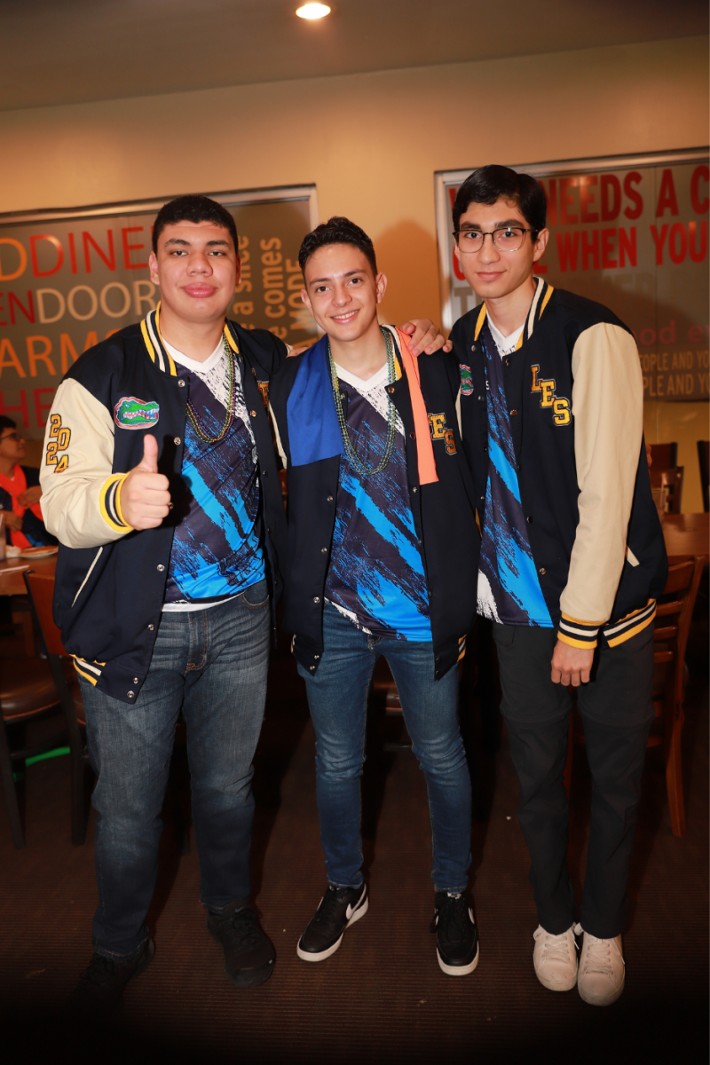 Nectalí Rodezno, Cristopher Sibrian y Diego Pineda.
