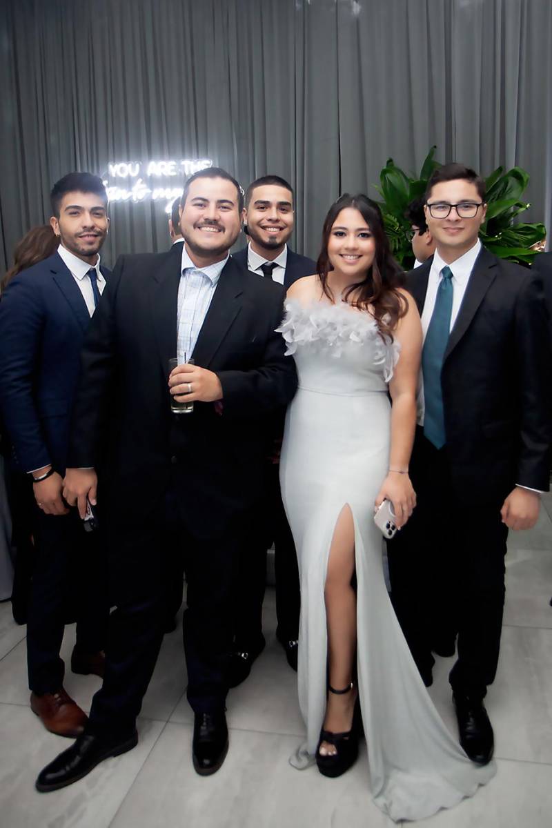 Raúl Méraz, Octavio Rodríguez, David Méraz, Andrea Méraz y Raul Méraz.