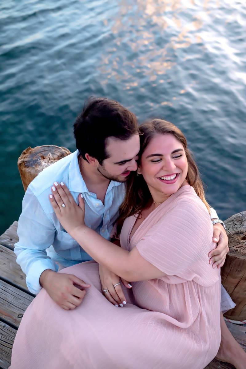 Los novios Carlos Rojas Pérez y Valerie Boadla Diban.