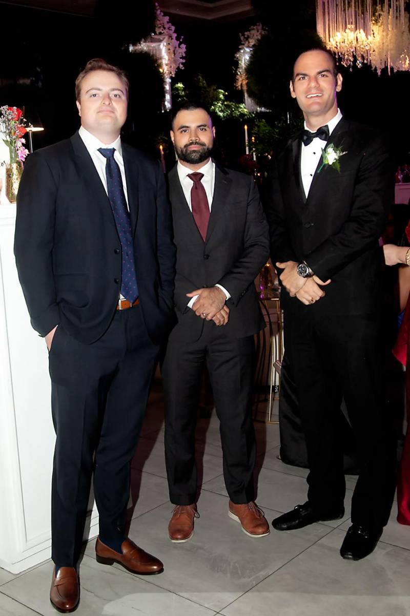 Bent Dietrich, Aldo Voto y Miguel Handal 