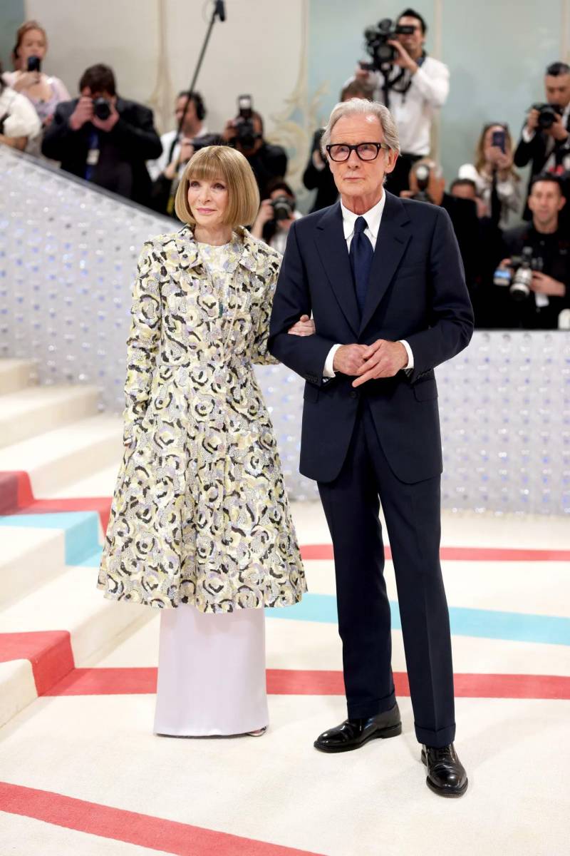 Anna Wintour y Bill Nighy.