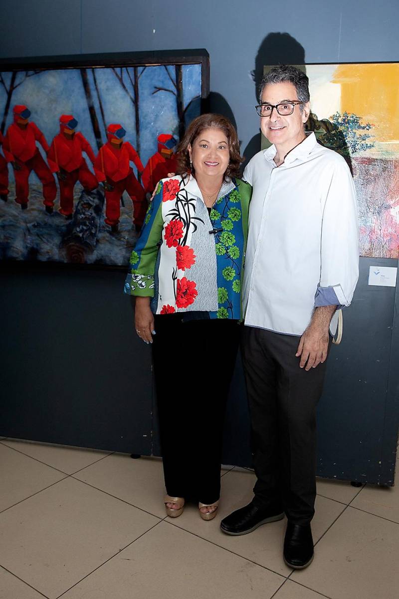 Leticia Morales y Gustavo Larach.