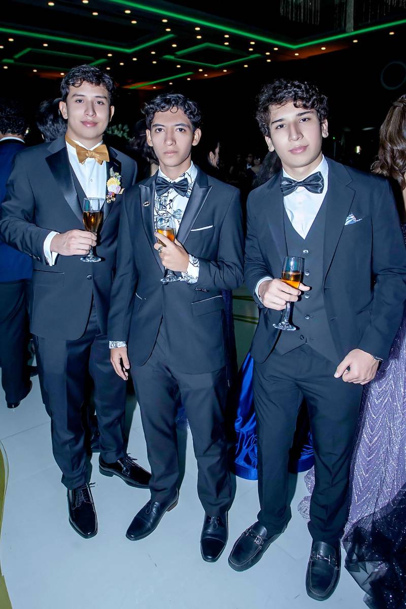Diego Ortíz, Anthony Zaldívar y José Mcdermoth.